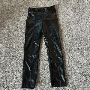 Zara faux leather pants size 7 girls